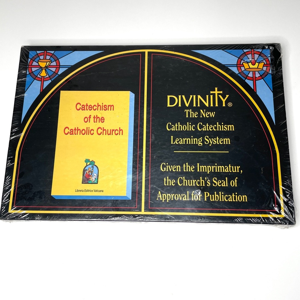 Divinity The New Catholic Catechism Learning System Bible Study Board Game